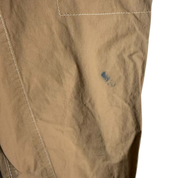 Veronica Beard Sigrid Khaki High Rise Wide Leg Cargo Utility Pants Size 6 - Picture 8 of 12